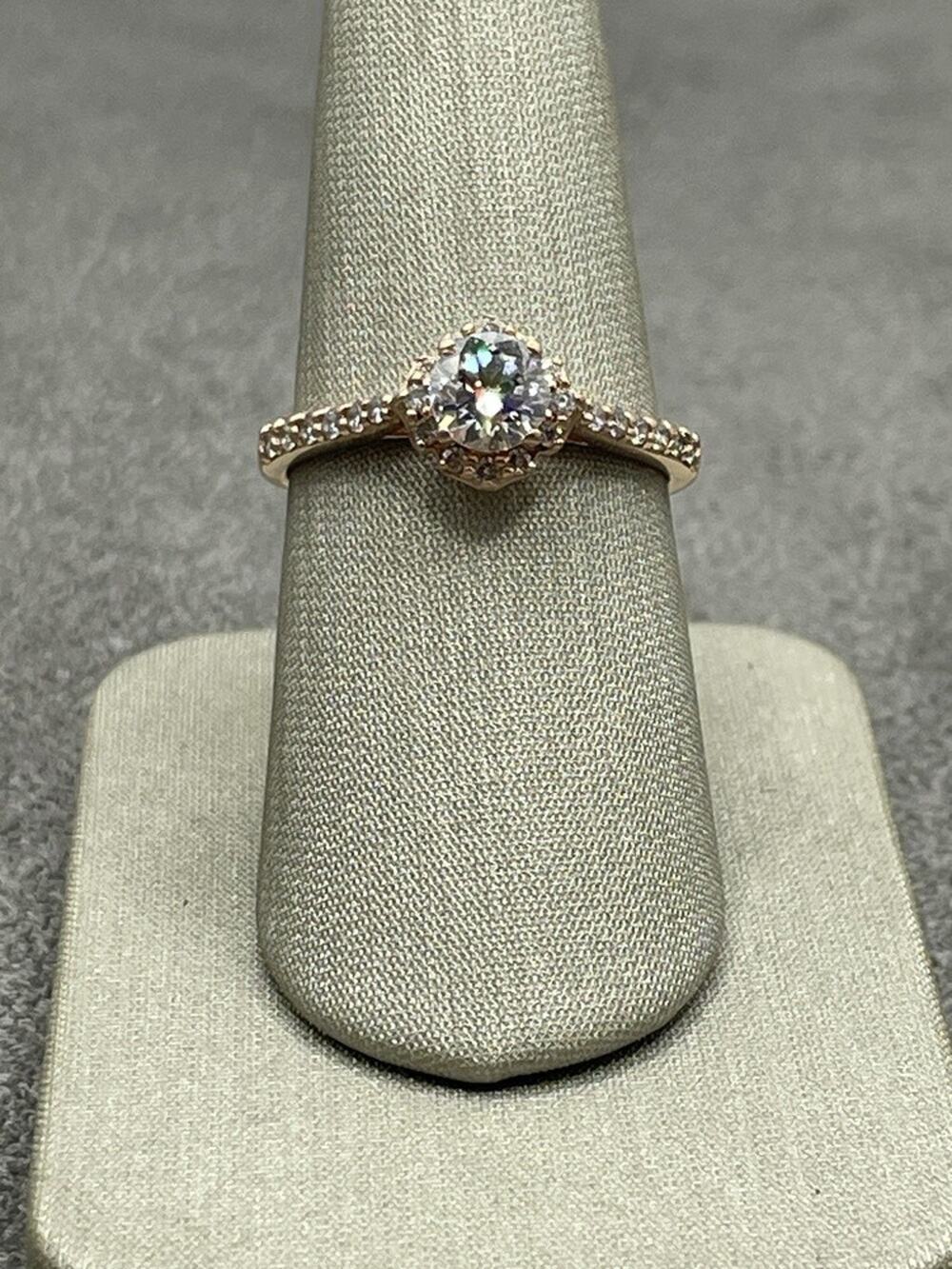 14K Rose Gold Lab Diamond Ring (24326)